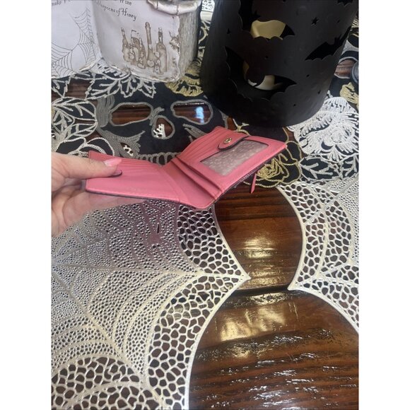 Kate Spade Barbie Pink Snap Bifold Wallet - Picture 6 of 9
